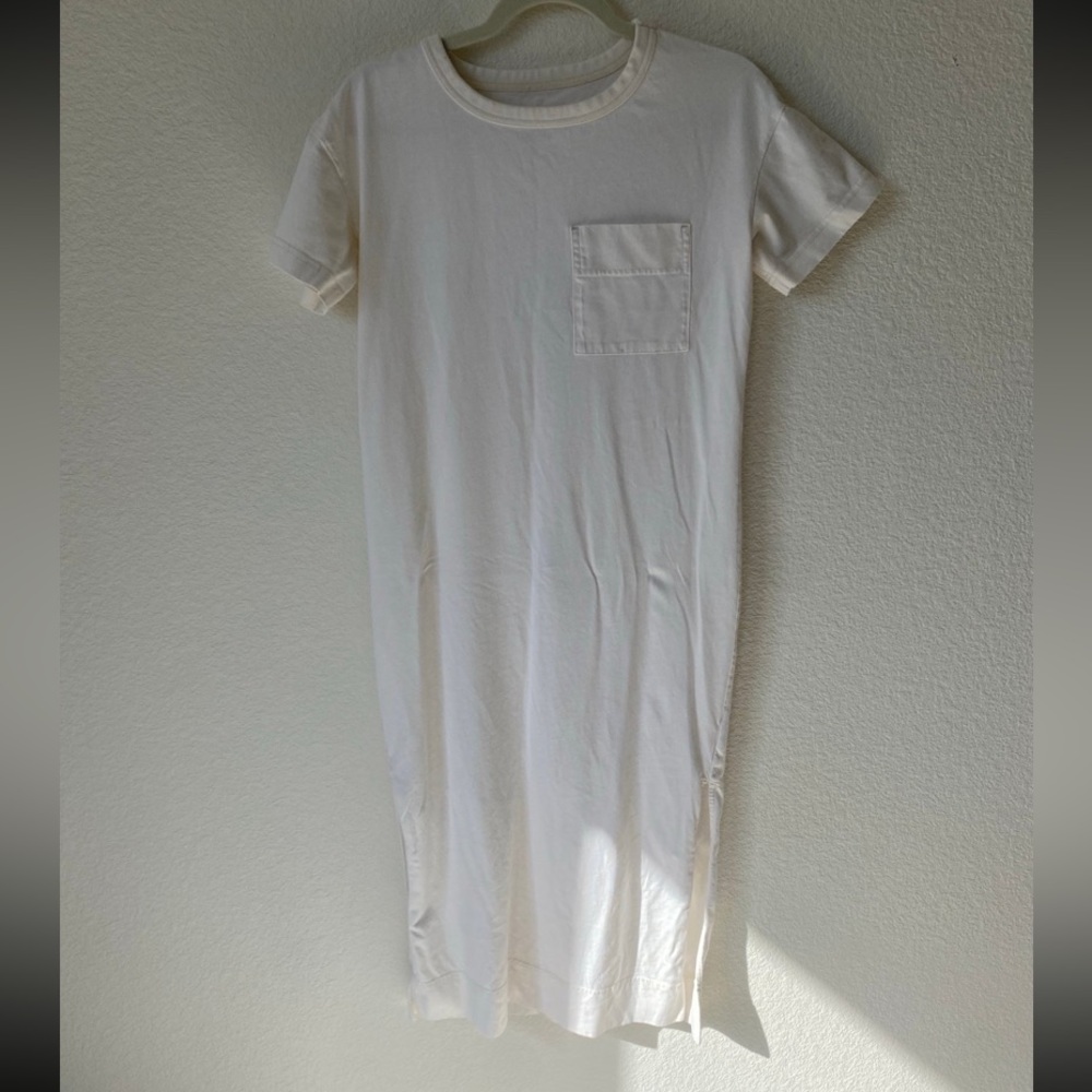 Everlane the organic modern t shirt dress in canvas size small